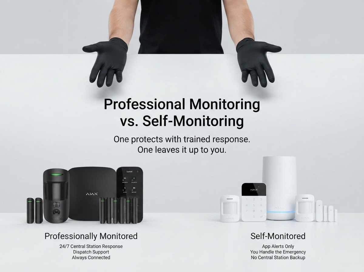 Professional Alarm Monitoring vs. Self-Monitoring: Which Is Better for Home Security in 2026?