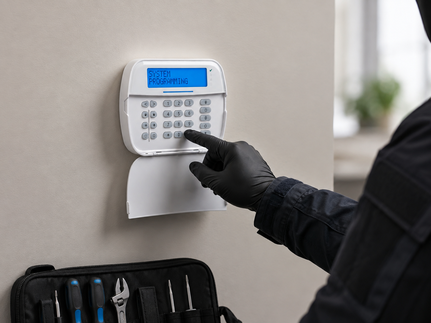 Existing alarm system takeover