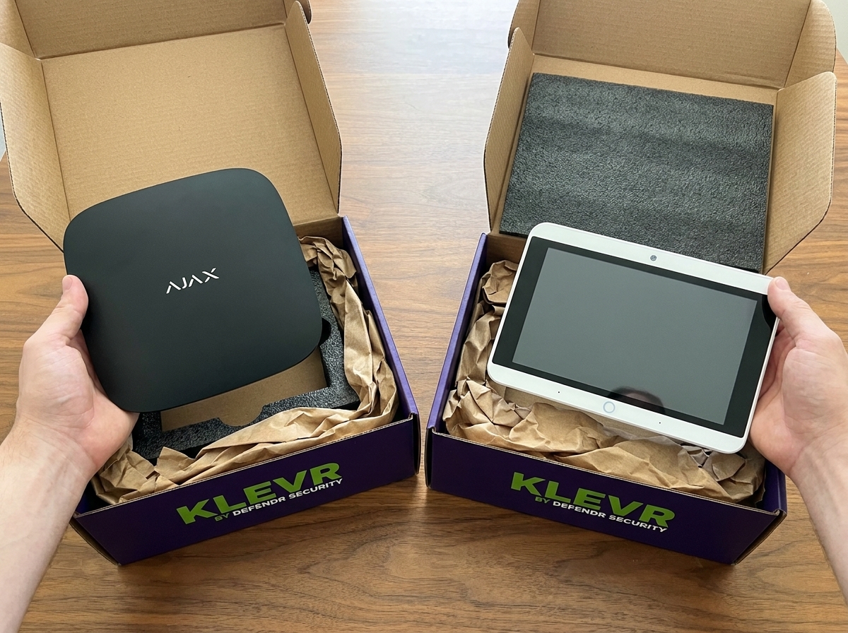 Pre-programmed KLEVR DIY security system