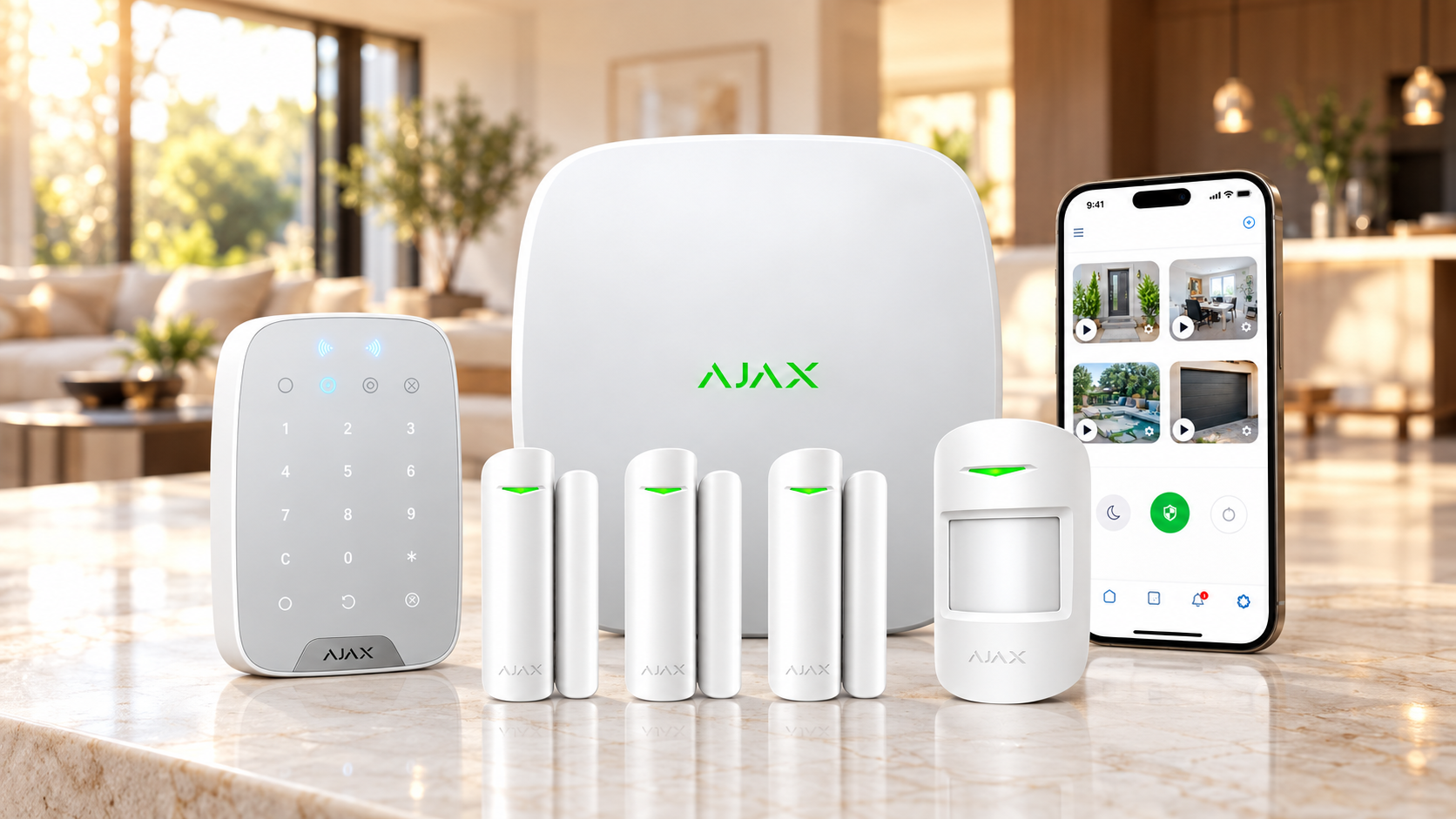 KLEVR home security equipment